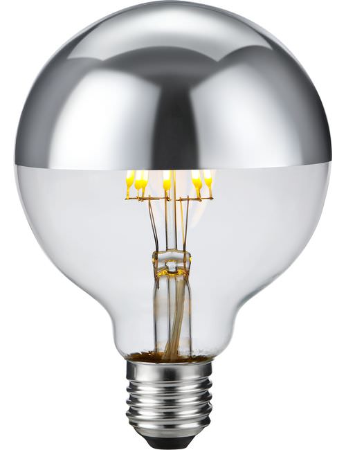 LED E27 Filament Globe Top Mirror, LX023880812