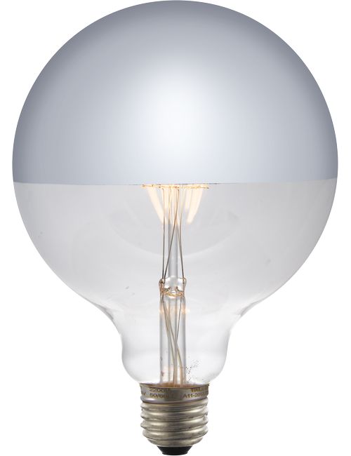 LED E27 Filament Globe Top Mirror, L272529012