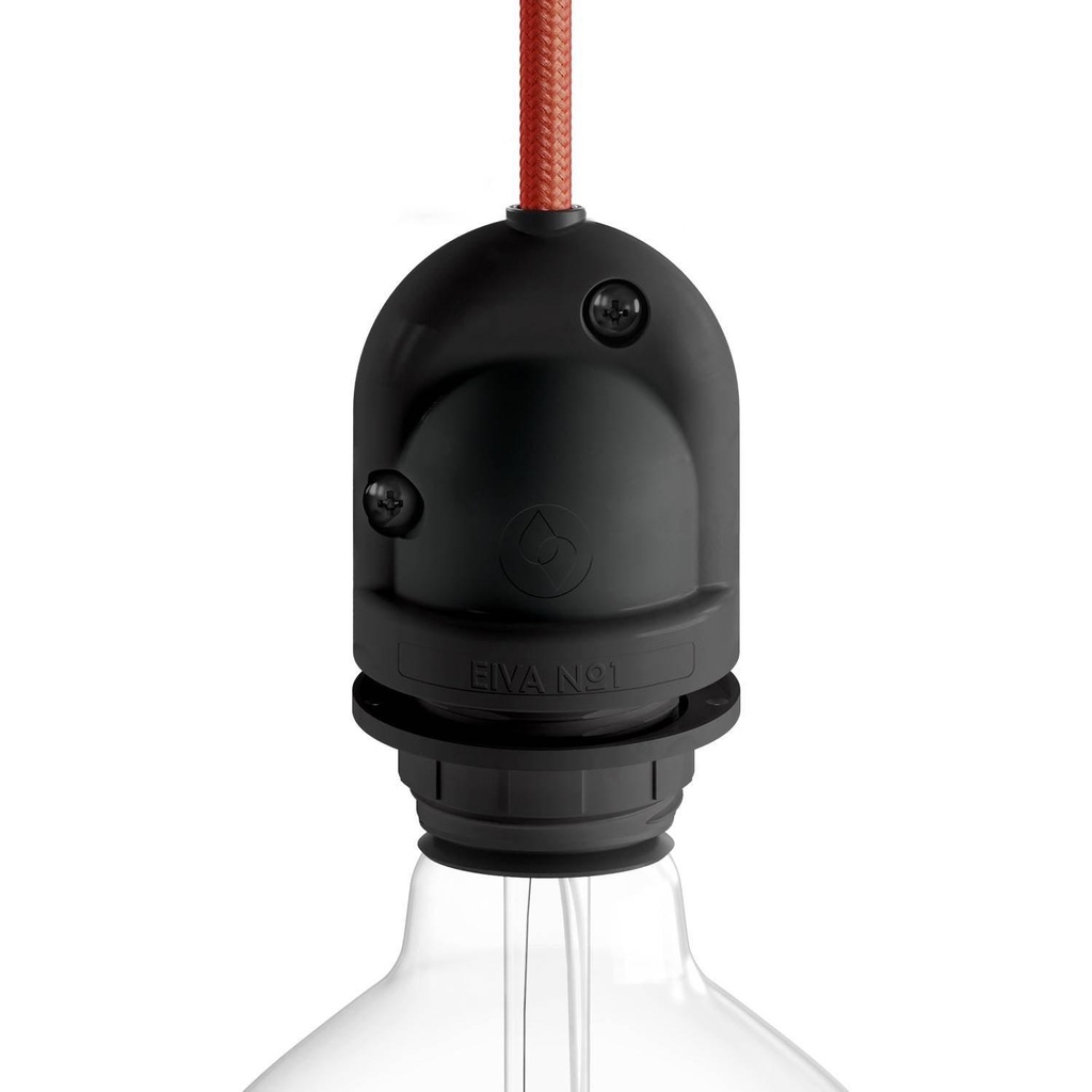 EIVA, the world's first wired E27 IP65 outdoor lamp holder