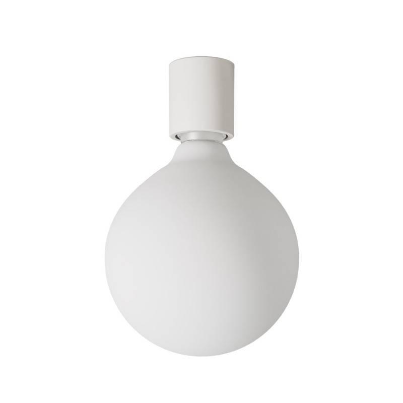 Wall light with porcelain effect bulb - Waterproof IP44