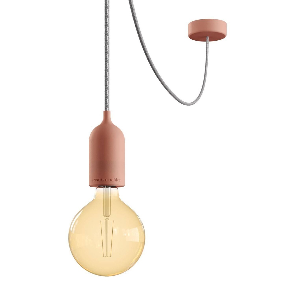 EIVA PASTEL Outdoor pendant lamp with 5 m textile cable,