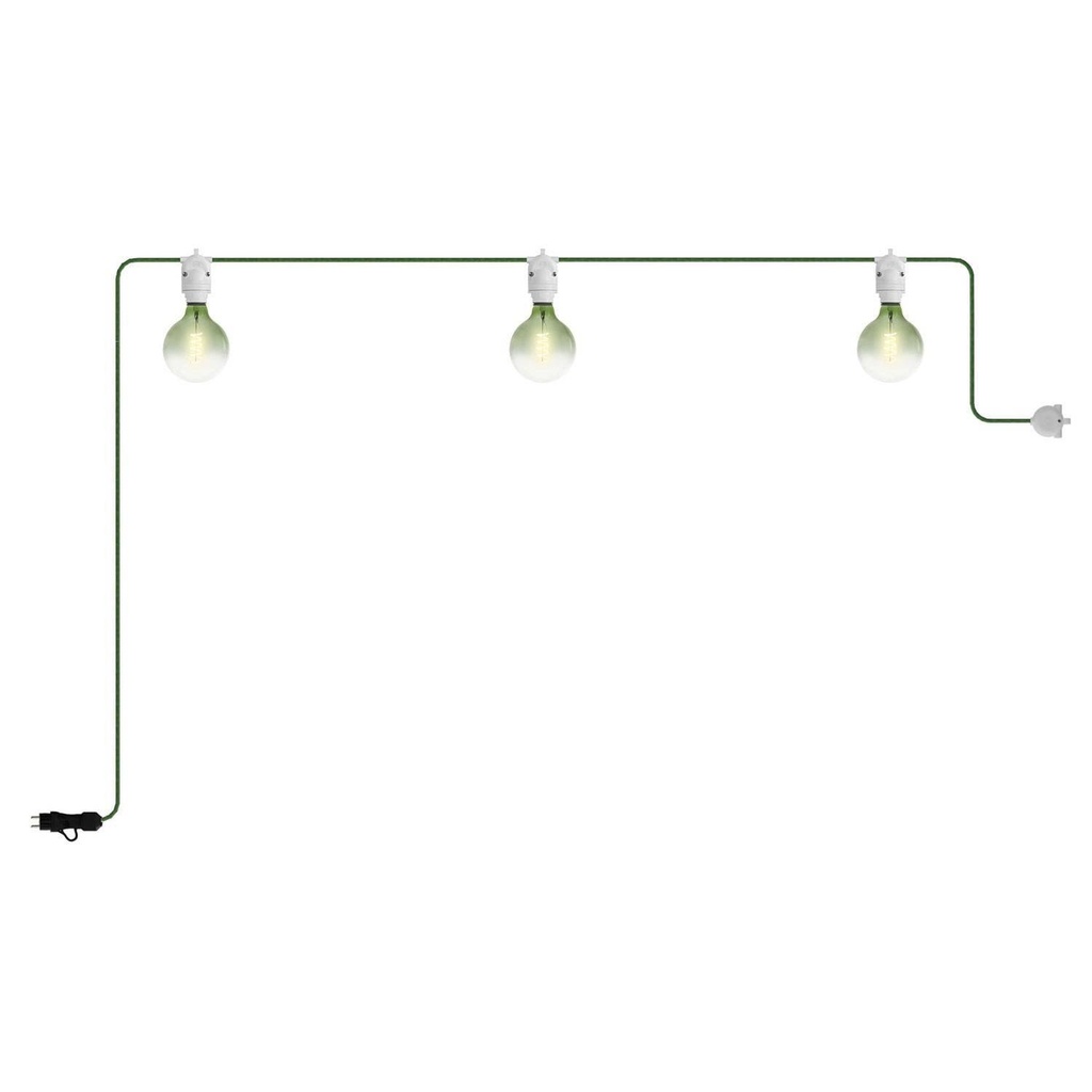 EIVA IP65 portable outdoor catenary with 3 lights