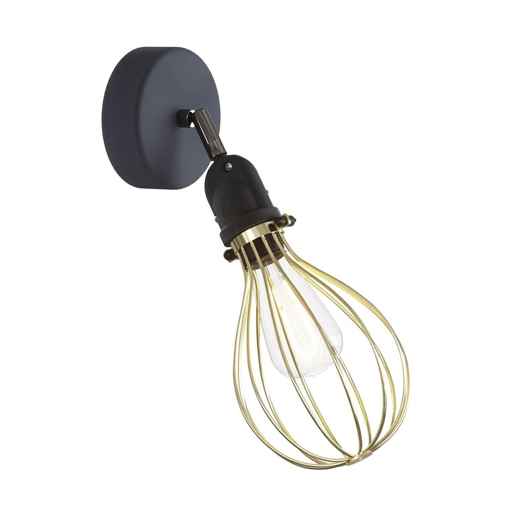EIVA shade with swivel joint, Drop shade and lamp holder