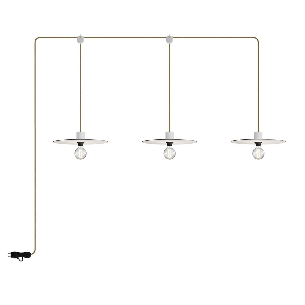 E-Snake EIVA IP65 portable 3-light outdoor lamp with shades