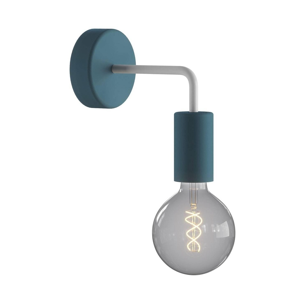 EIVA ELEGANT light fitting with L-shaped extension, rosette and lamp holder