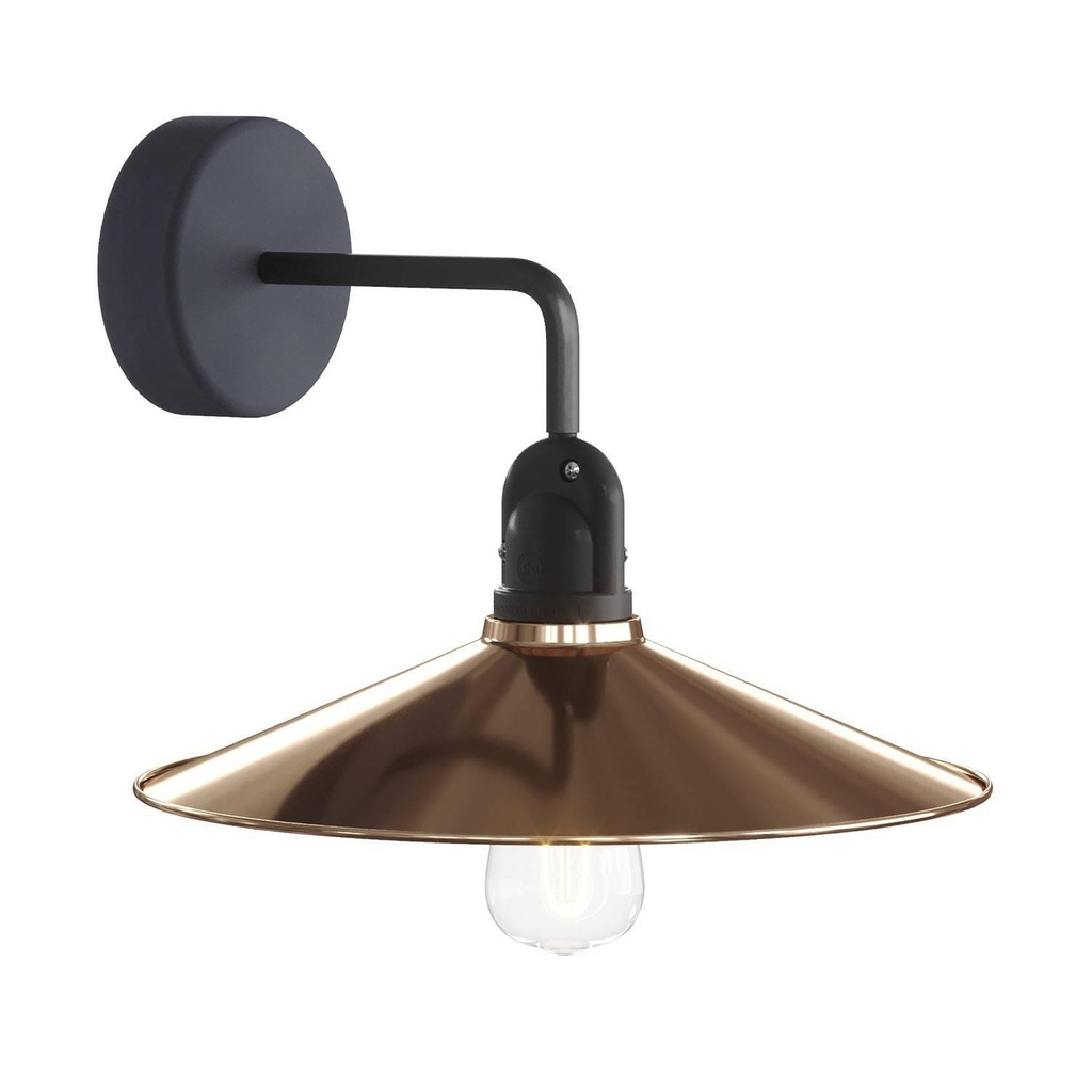 EIVA shade with L-extension, Swing shade and lamp holder