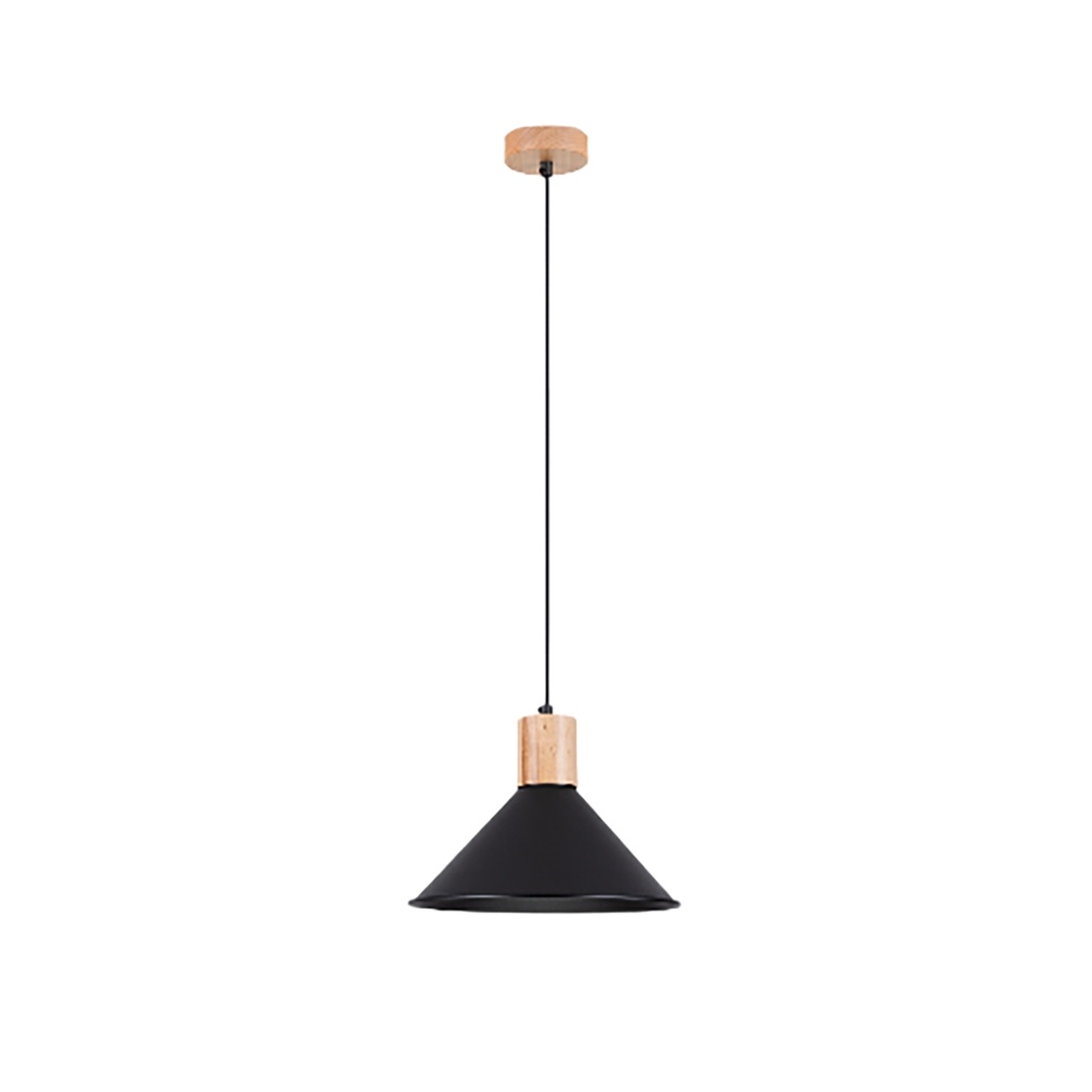 [SL.1320] Lampe à suspension noire JAGA
