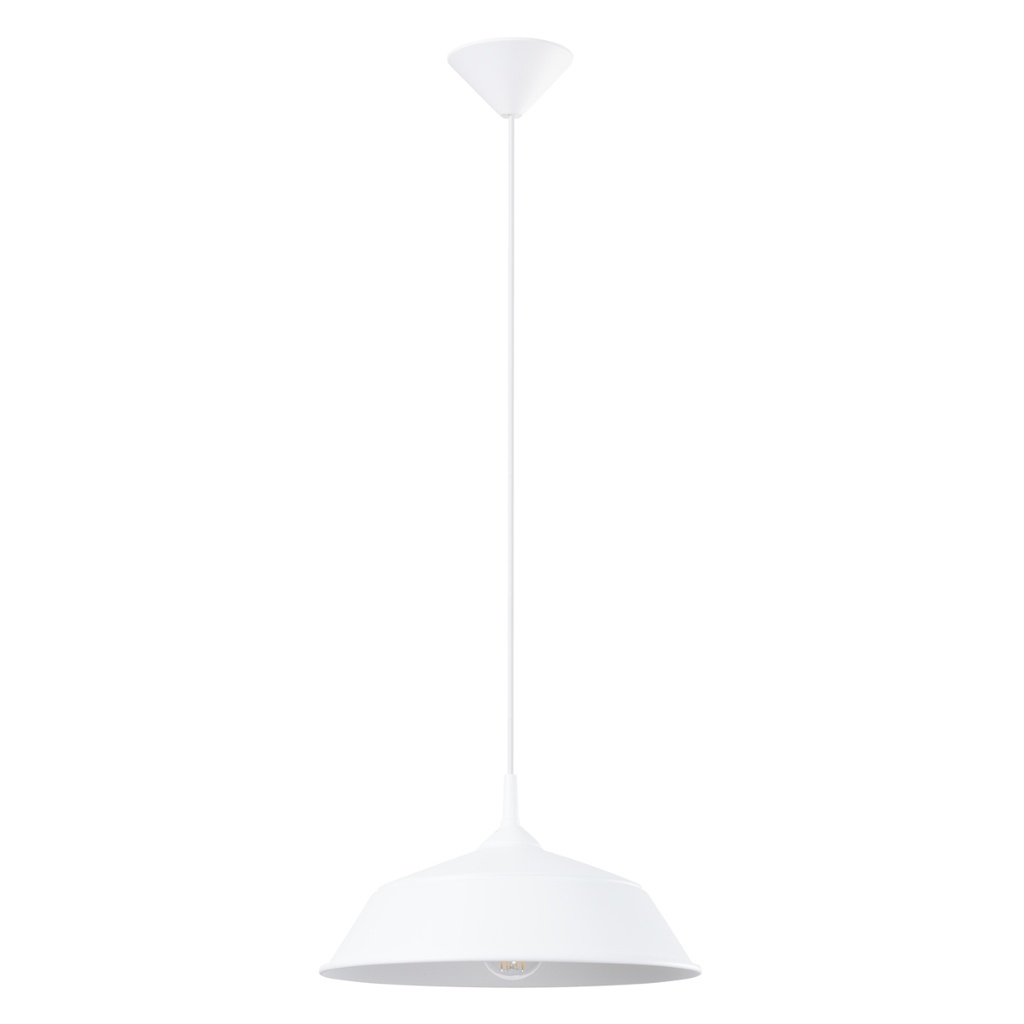 [SL.1327] Lampe à suspension blanche FRIKA