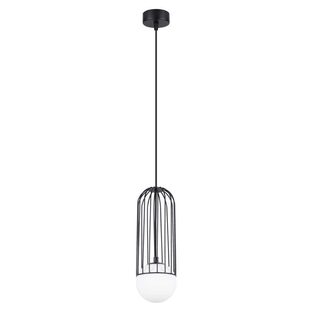 [SL.1332] BRINA 1 schwarze Pendelleuchte