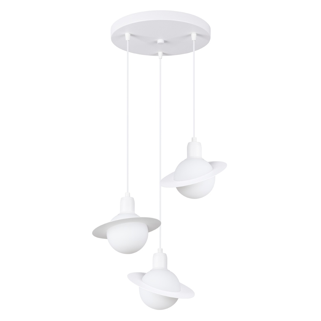 [SL.1357] Pendant lamp HYPERION 1 white