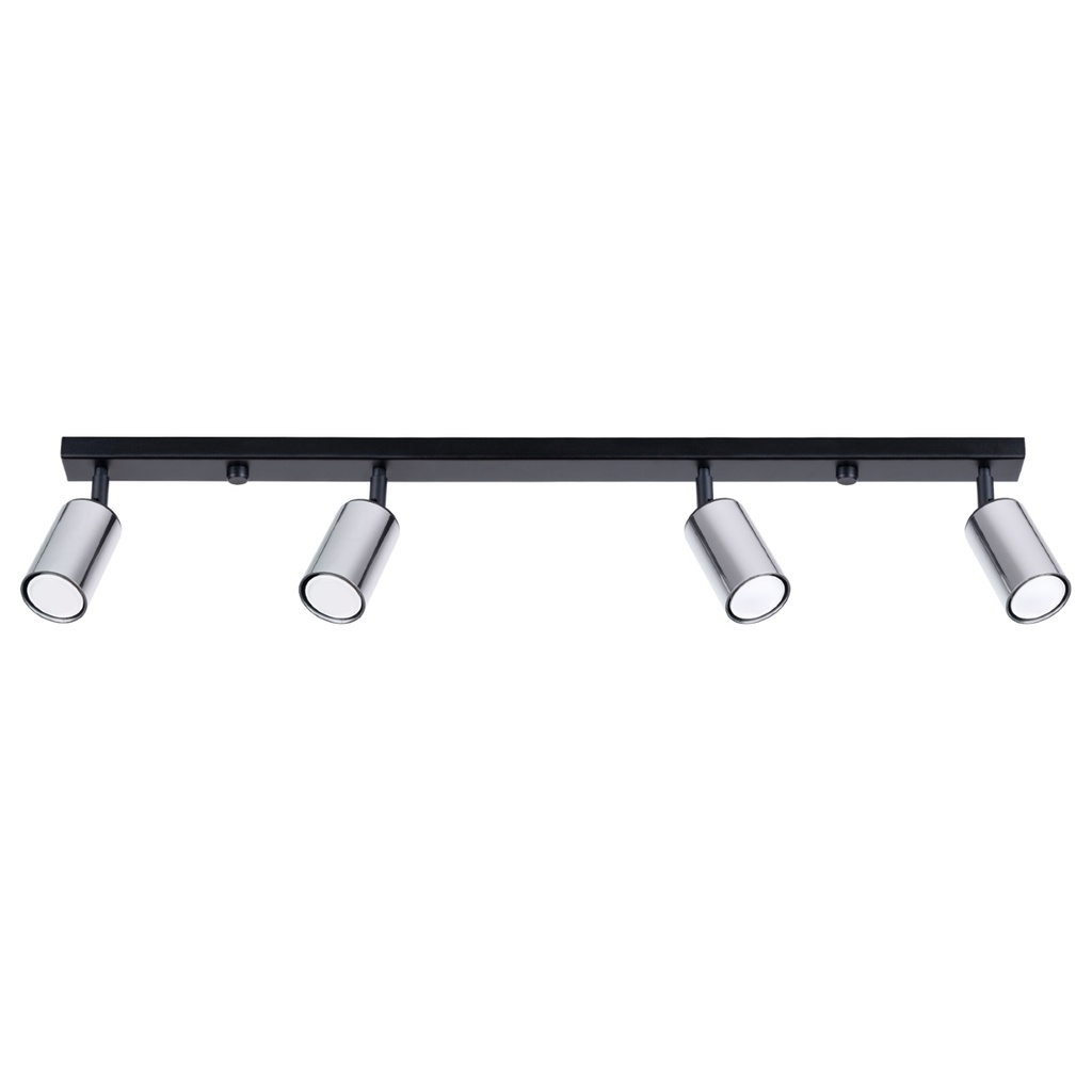 Ceiling lamp WINX 4L black/chrome