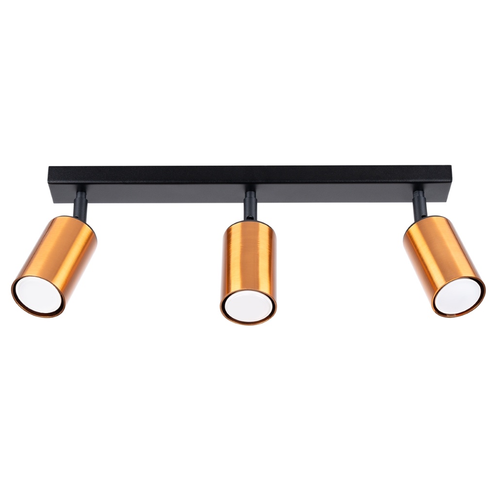 Ceiling lamp WINX 3 black/cooper