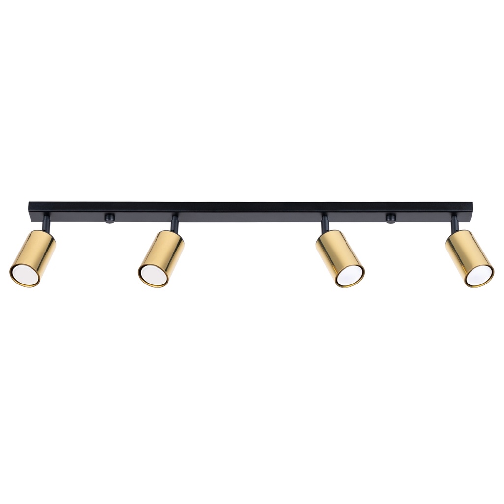 Ceiling lamp WINX 4L black/gold