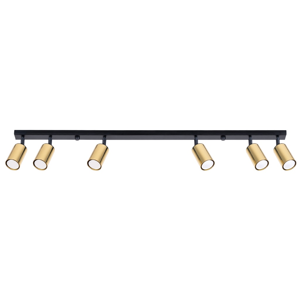 Ceiling lamp WINX 6L black/gold