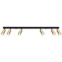 Ceiling lamp WINX 6L black/gold