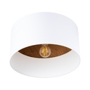 Plafonnier TELESTO blanc/marron foncé