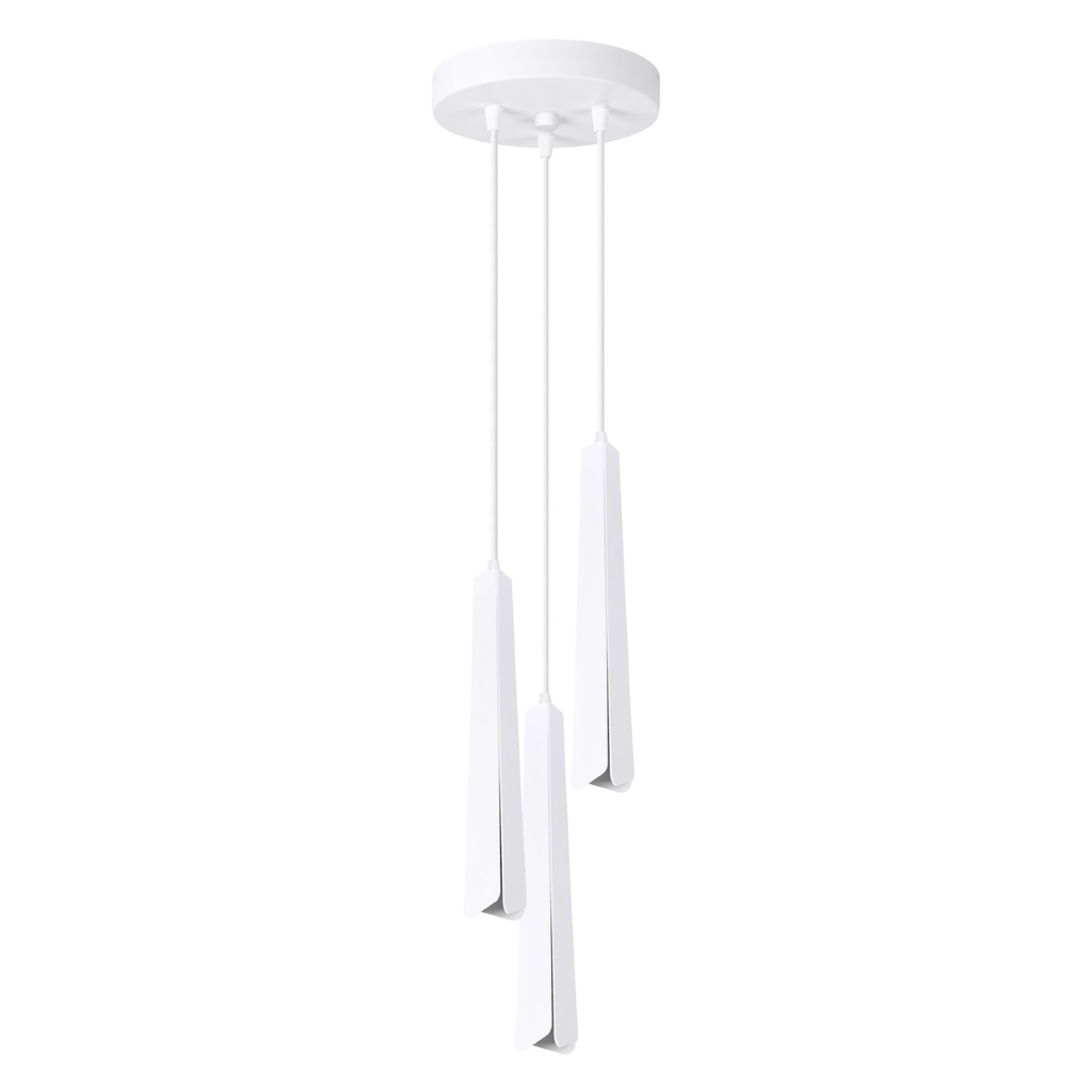 [SL.1398] Suspension PRYSM 3P, blanche