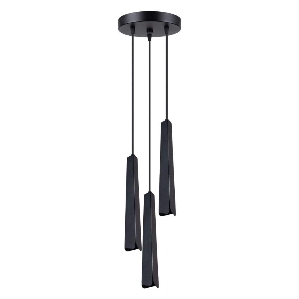 [SL.1401] PRYSM 3P Pendelleuchte schwarz
