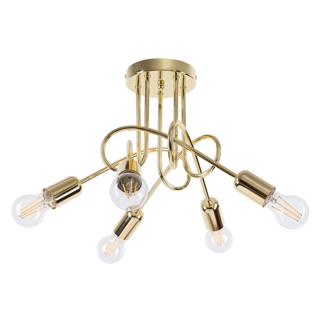 [SL.1438] Lustre LOOP 5 en or brillant
