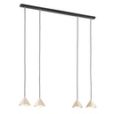 Elit 4 Bl Gold Pendelleuchte