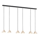 Lampe à suspension Elit 6 Bl Gold