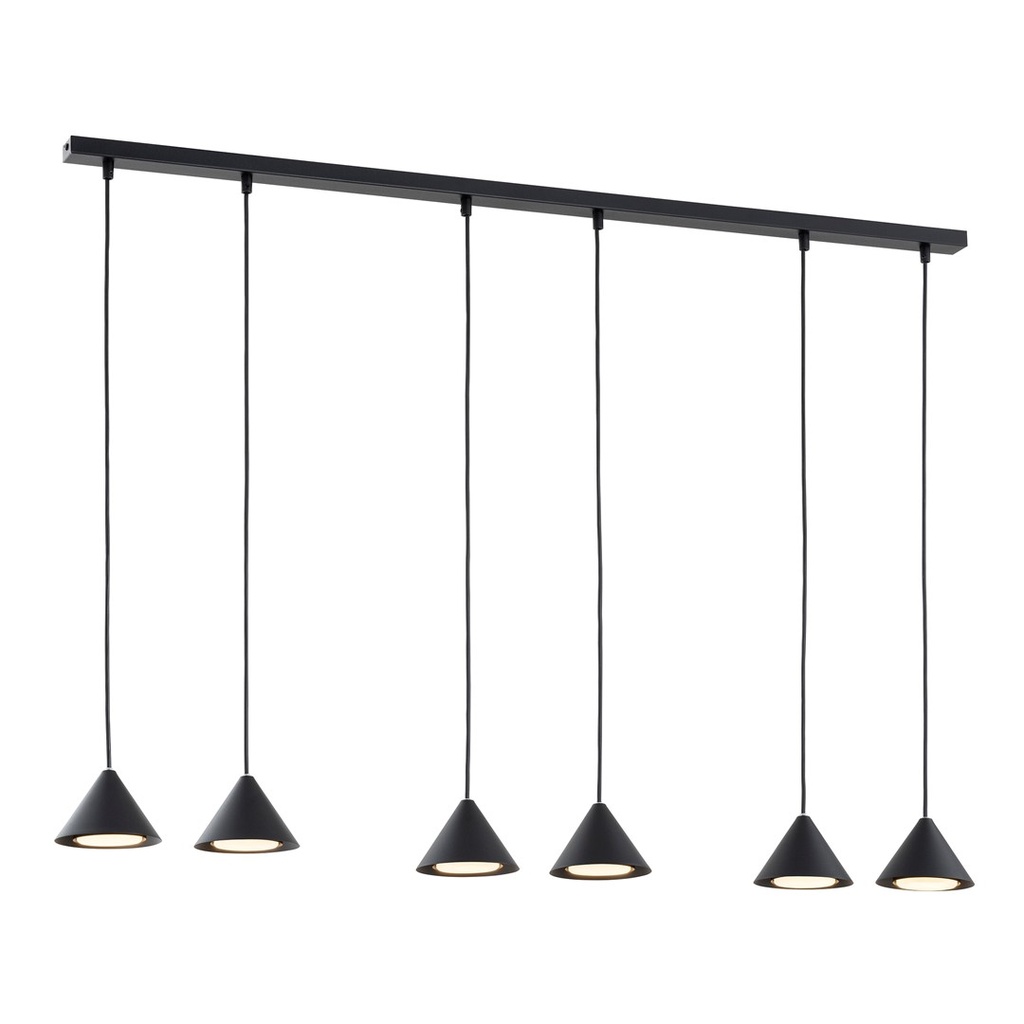 Lampe suspendue noire Elit 6