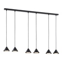 Elit 6 Schwarze Pendelleuchte