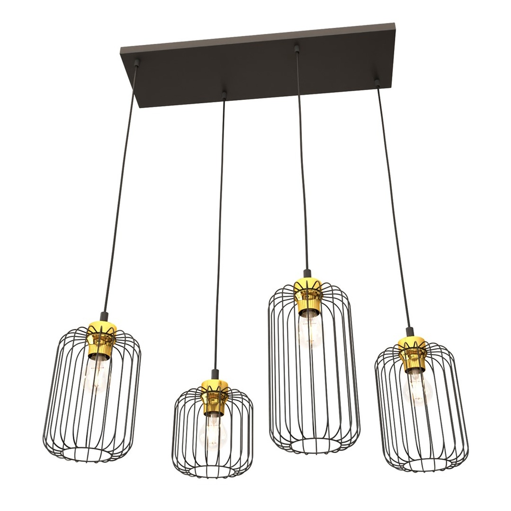 Vander 4 Bl Gold pendant lamp
