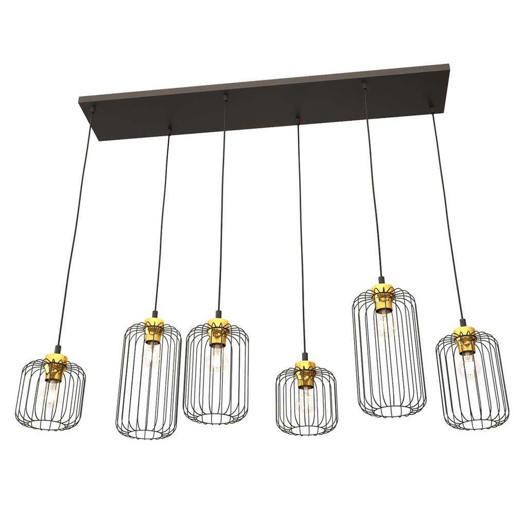 Vander 6 Bl Gold pendant lamp