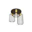 Barn 3Prem Bl Gold Ceiling Lamp