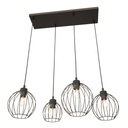 Nando 4 Bl. pendant lamp