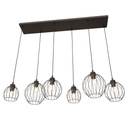 Nando 6 Bl. pendant lamp