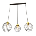 Nando 3 Bl Gold pendant lamp