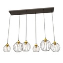 Nando 6 Bl Gold pendant lamp