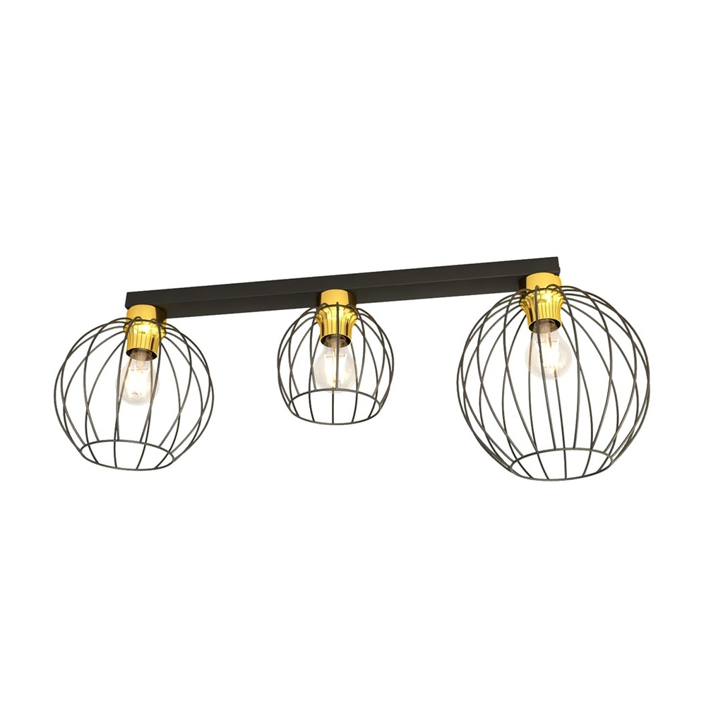 Nest 3 Bl Gold ceiling lamp