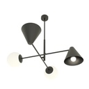 Hermes 4 Black chandelier