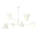 Hermes 6 White chandelier
