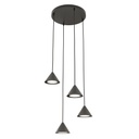 Elit 4 Premium Schwarze Pendelleuchte