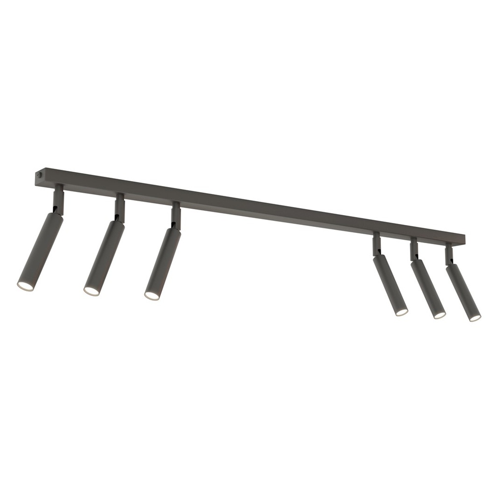 Ivi 6 Black ceiling lamp