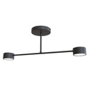 Halo 2 Black ceiling lamp