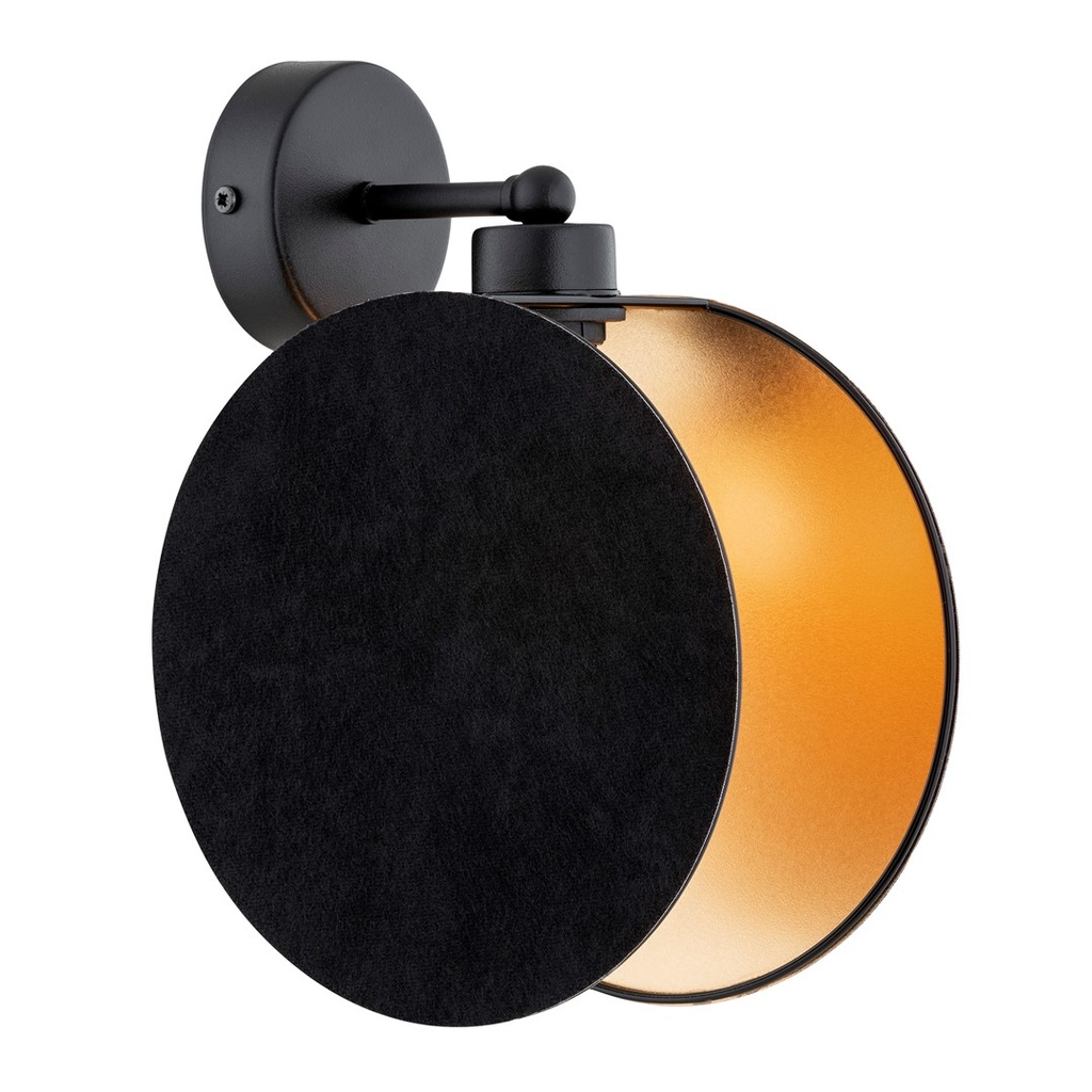 [1325/K1] Lampe à suspension Motif K1 noir/doré