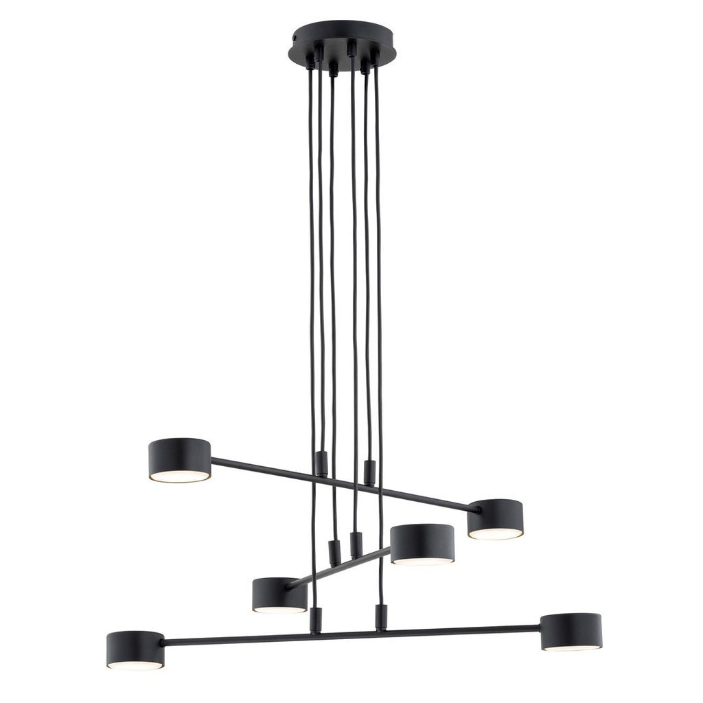 [1339/6] Modus 6 Black pendant lamp