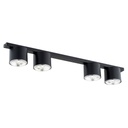 Nano 4 Black ceiling lamp