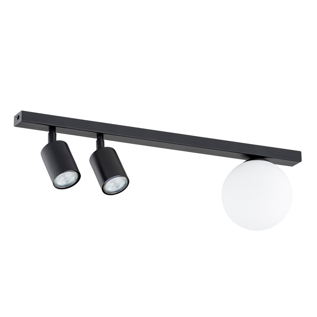 [1314/3] Baster 3 Black ceiling lamp