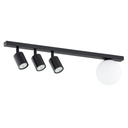 Baster 4 Black ceiling lamp