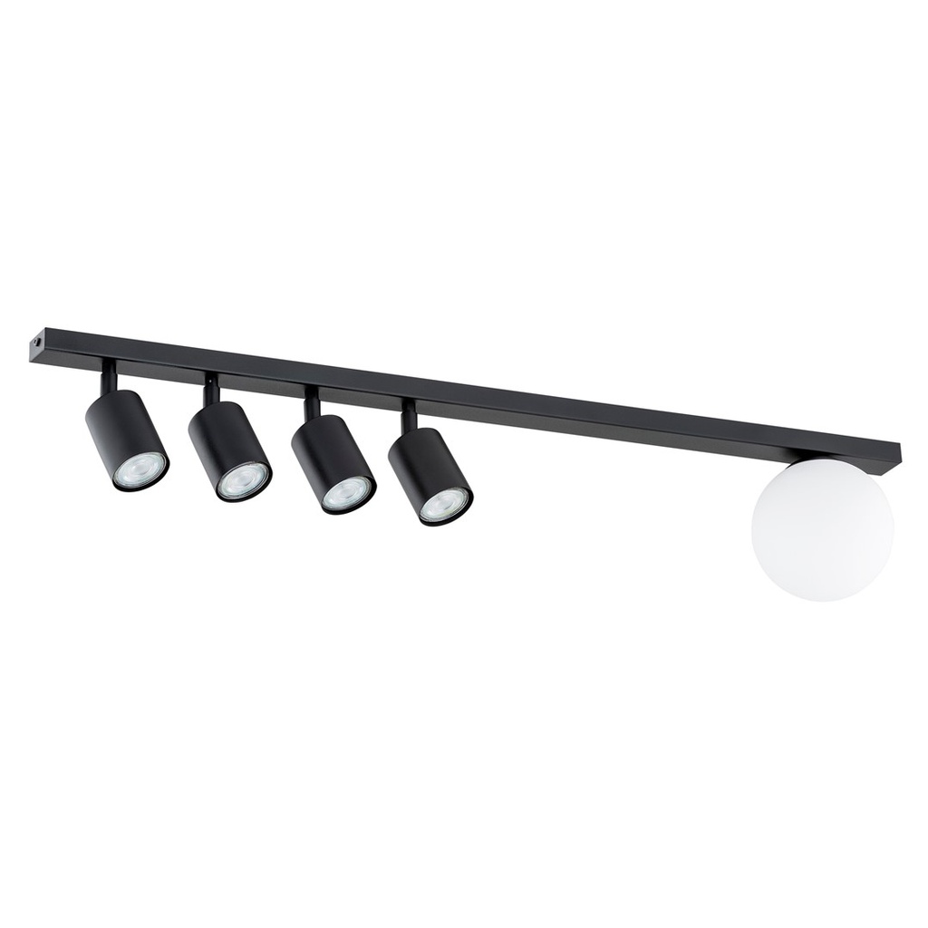 [1314/5] Baster 5 Black ceiling lamp