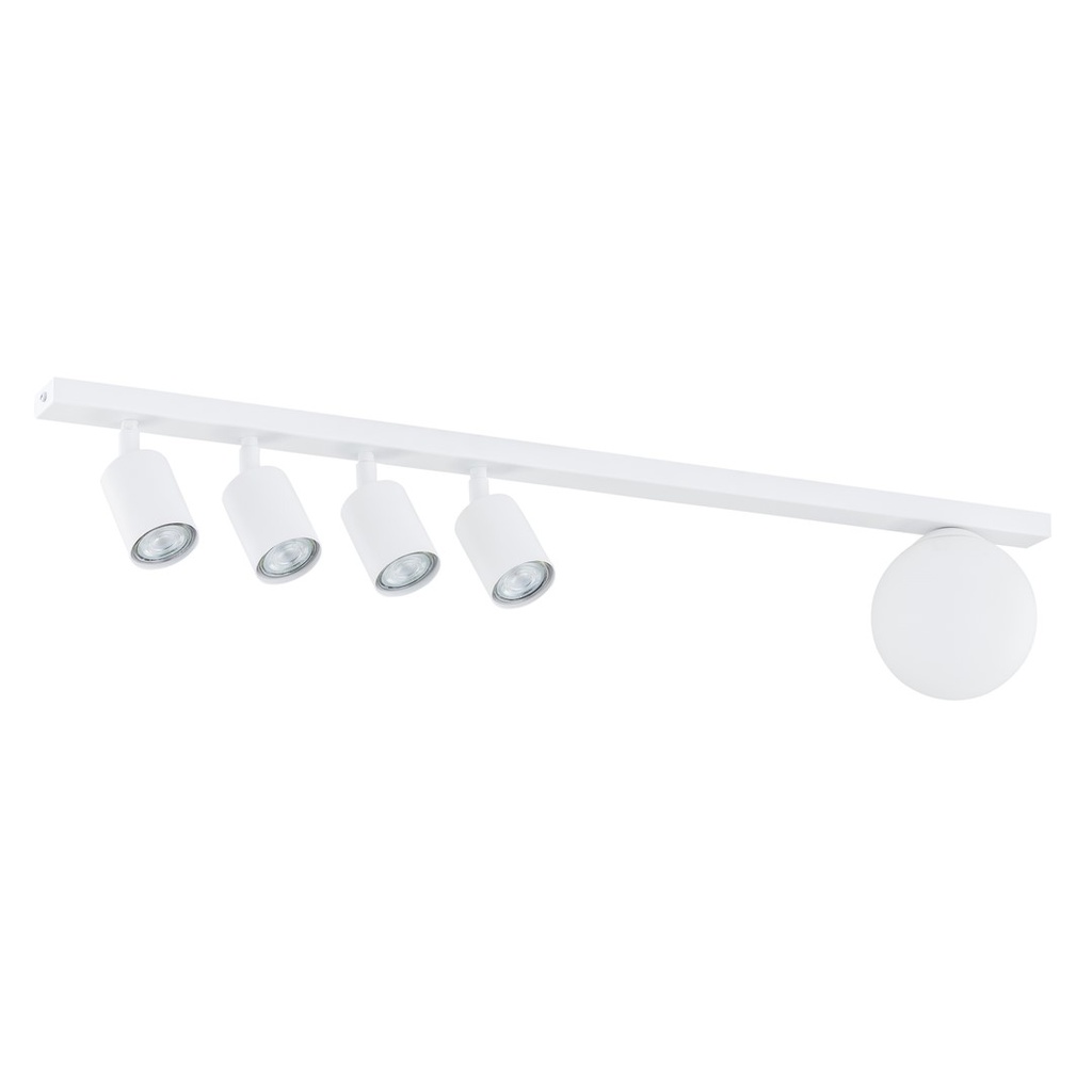 Baster 5 White ceiling lamp