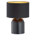 Aspen Ln1 Tischlampe in Schwarz/Gold