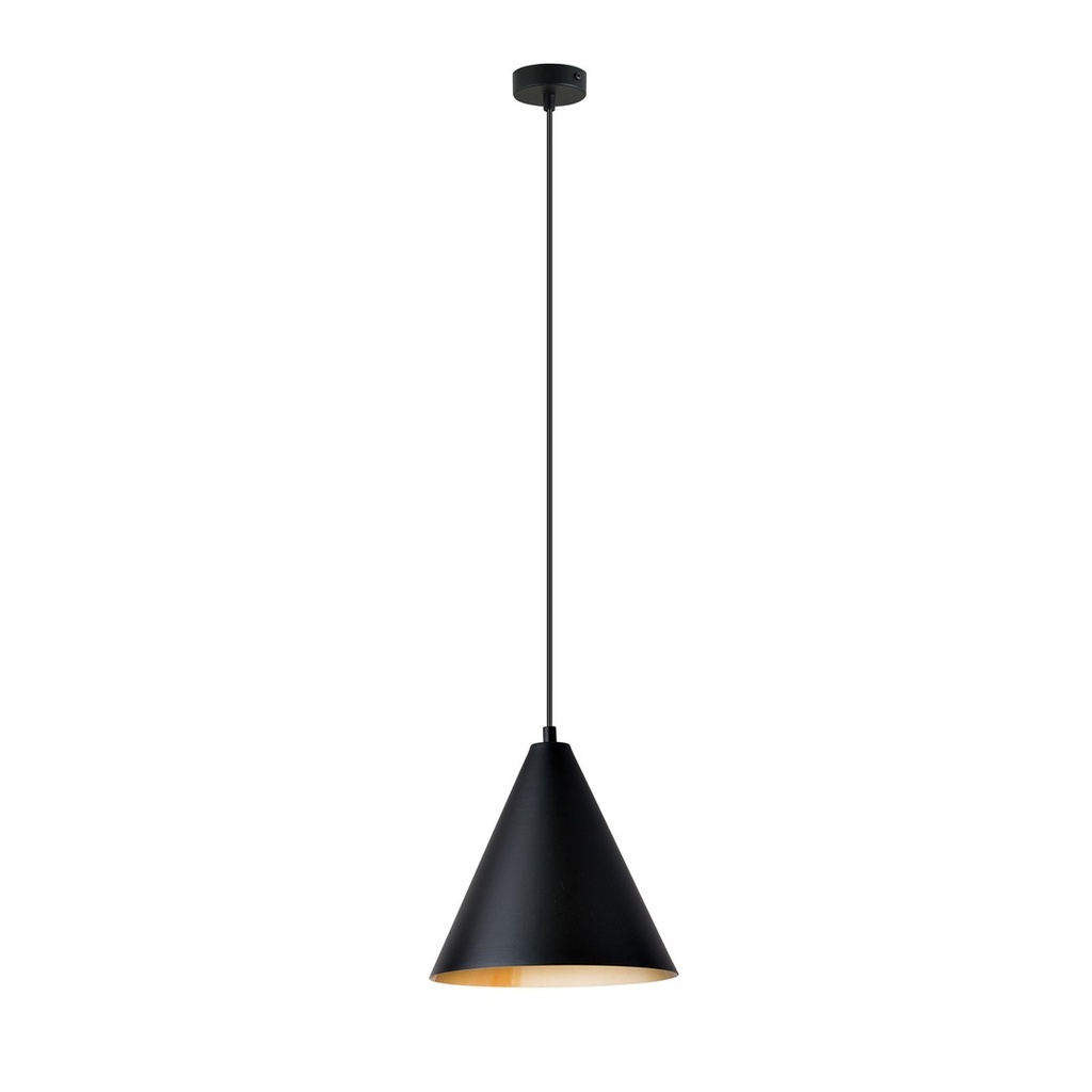 Rebel 1 Black/Gold pendant lamp