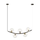 Ritz 5 Bl Transparent Pendelleuchte